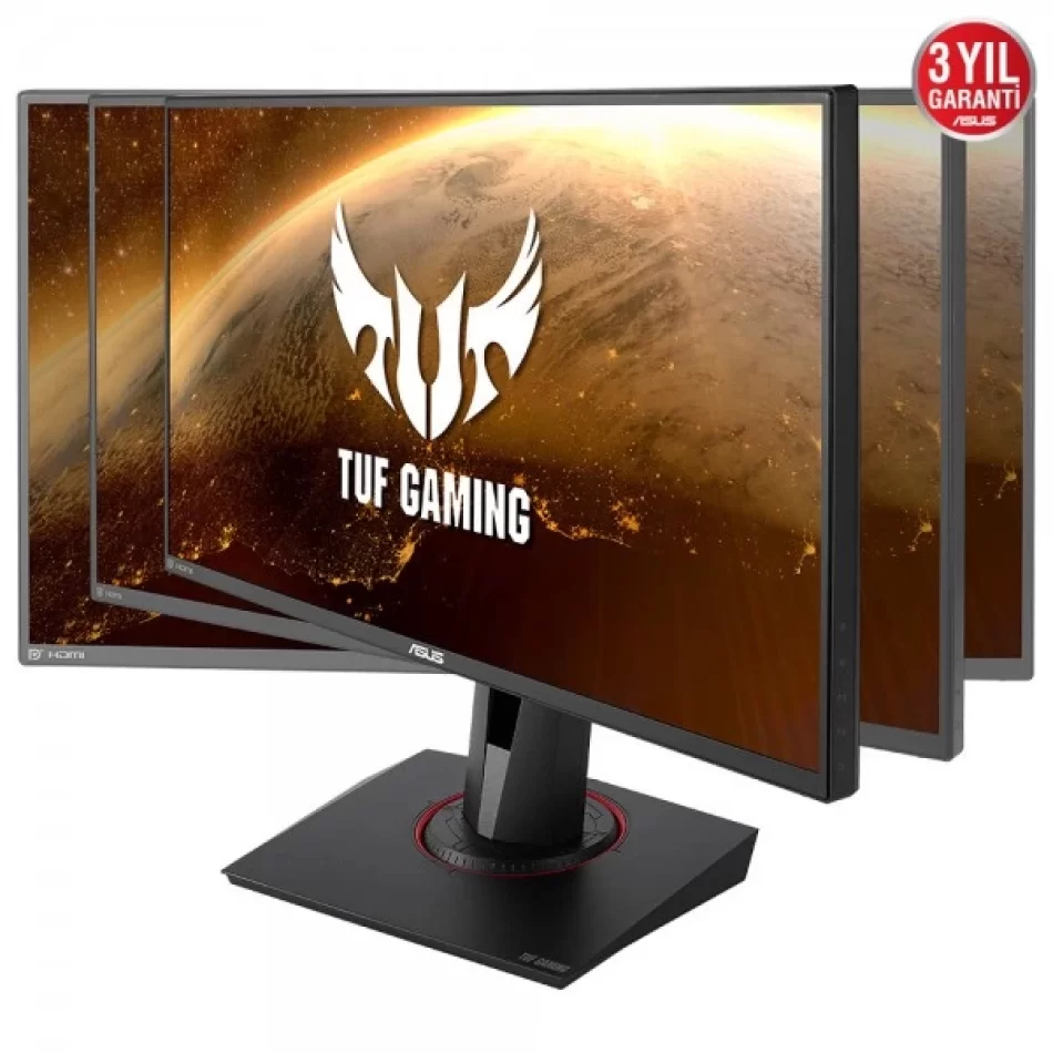 ASUS TUF GAMING 24.5 VG259QM 280Hz 1ms 2xHDMI DP HDR IPS Gaming Monitör Outlet Pikselli Ürün 2 Yıl garanti