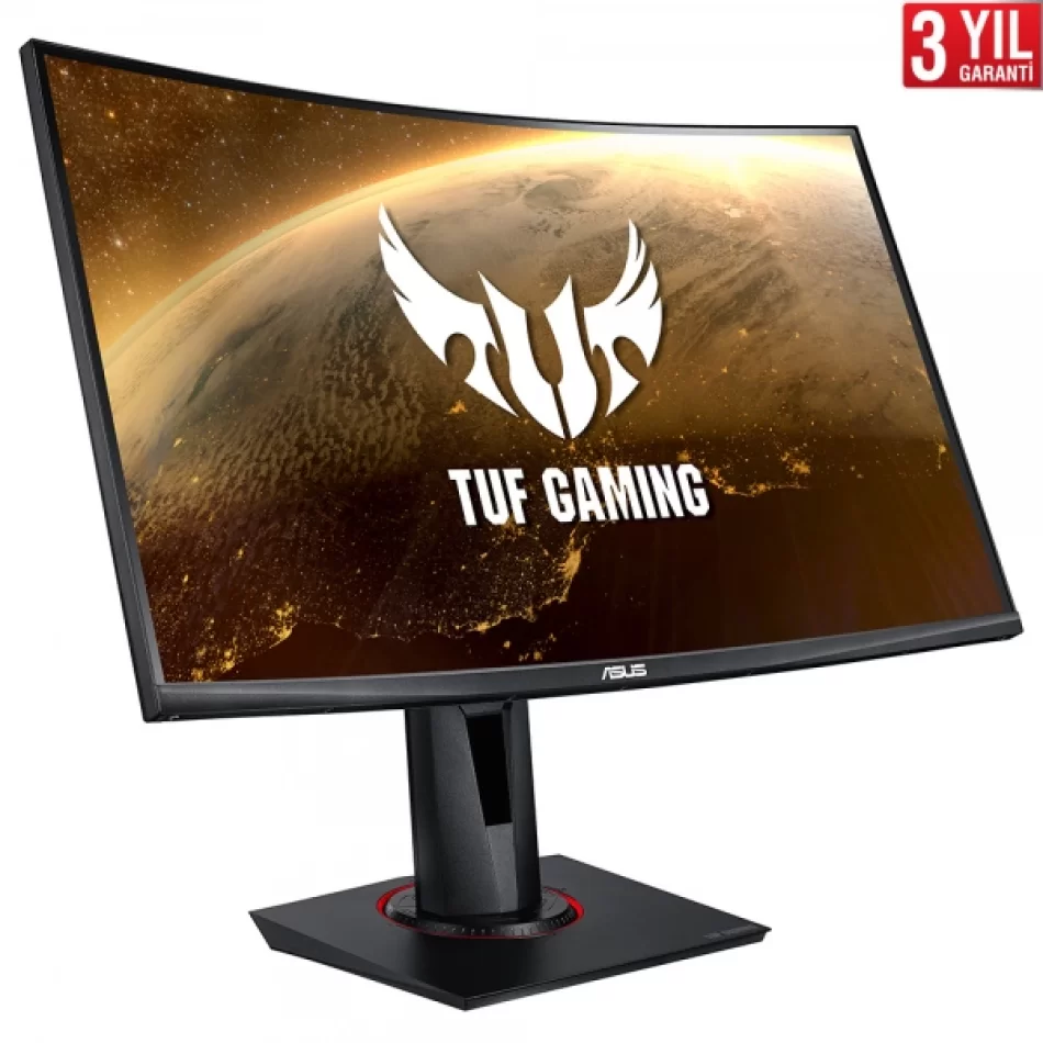 ASUS TUF GAMING 27 VG27VQ 165Hz 1ms DVI-D HDMI DP FreeSync Uyumlu Curved Gaming Monitör Outlet Pikselli Ürün Outlet Pikselli Ürün 2 Yıl garanti