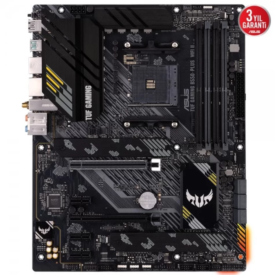 ASUS TUF GAMING B550-PLUS WIFI II 4866MHz(OC) DDR4 AMD Soket AM4 ATX Anakart