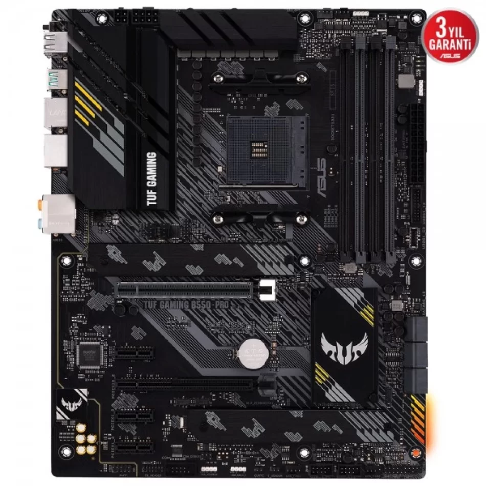 ASUS TUF GAMING B550-PRO AMD 5100MHz(OC) DDR4 AMD Soket AM4 ATX Anakart