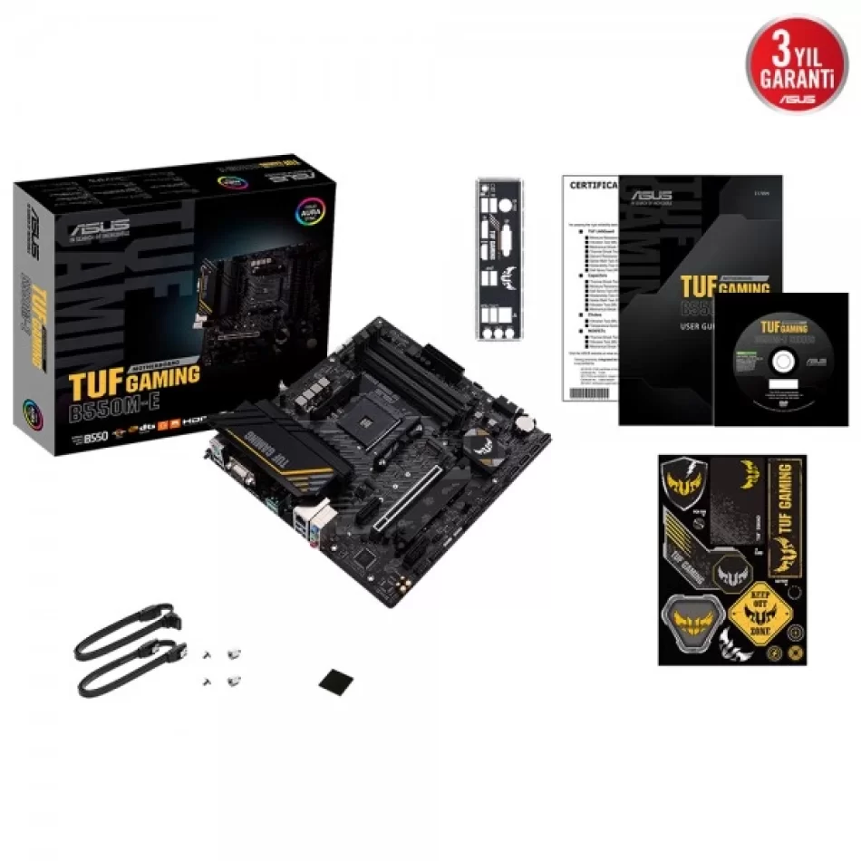 ASUS TUF GAMING B550M-E 4866MHz(OC) DDR4 AMD Soket AM4 mATX Anakart