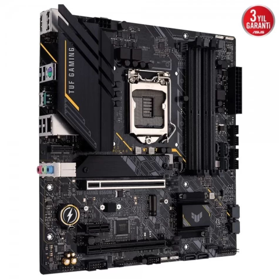 ASUS TUF GAMING B560M-E 5000MHz(OC) DDR4 Intel Soket 1200 mATX Anakart