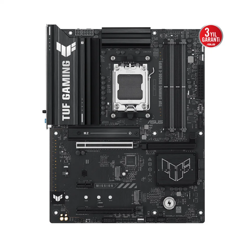 ASUS TUF Gaming B650E-E WIFI 8000MHz(OC) DDR5 AMD Soket AM5 ATX Anakart