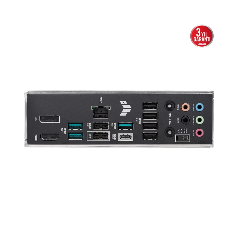 ASUS TUF Gaming B650E PLUS WIFI 8000MHz(OC) DDR5 AMD Soket AM5 ATX Anakart