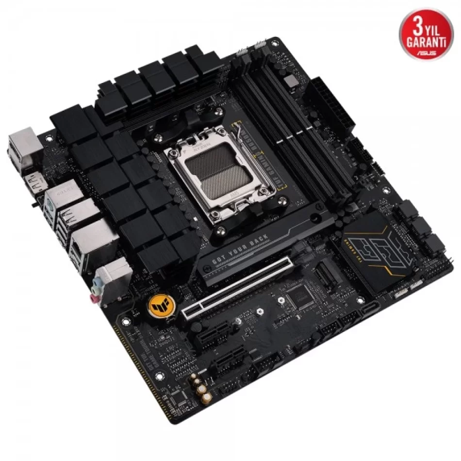 ASUS TUF GAMING B650M-E 7600Mhz(OC) DDR5 AMD Soket AM5 mATX Anakart