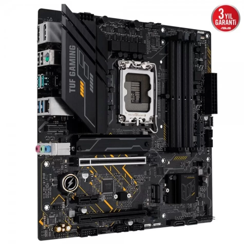 ASUS TUF GAMING B660M-E D4 5333MHz(OC) DDR4 Intel Soket 1700 mATX Anakart