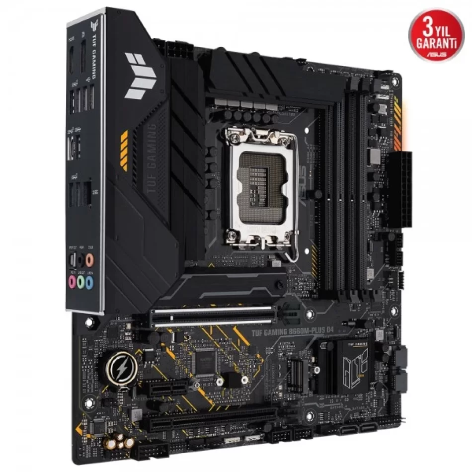 ASUS TUF GAMING B660M-PLUS D4 5333MHz(OC) DDR4 Intel Soket 1700 mATX Anakart