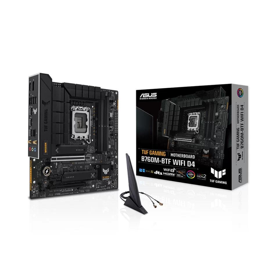 ASUS TUF Gaming B760M-BTF WIFI D4 5333MHz(OC) DDR4 Intel Soket 1700 mATX Anakart