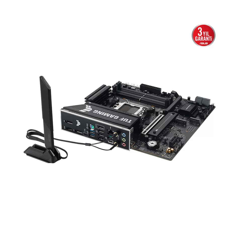 ASUS TUF Gaming B850M-E WIFI 8000MHz(OC) DDR5 AMD Soket AM5 ATX Anakart