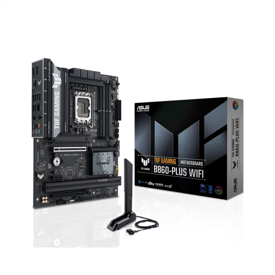 ASUS TUF Gaming B860-PLUS WIFI 8666MHz(OC) DDR5 Intel Soket 1851 ATX Anakart