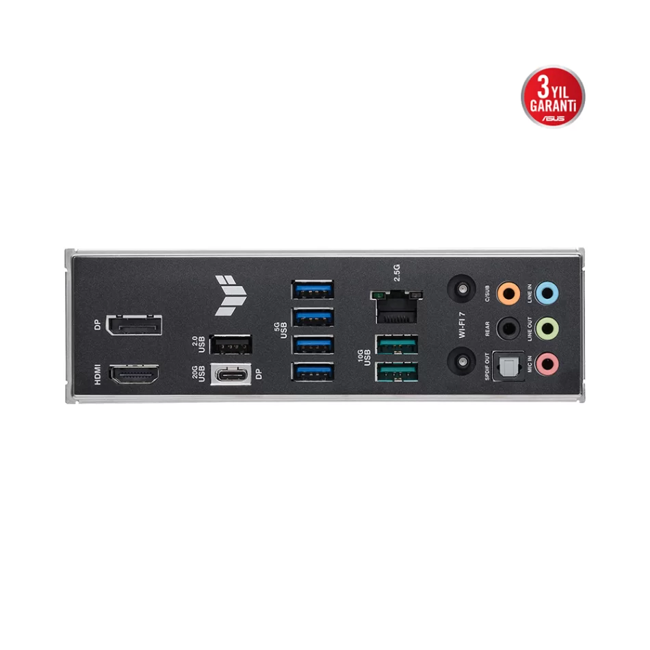 ASUS TUF Gaming B860M-PLUS WIFI 8800MHz(OC) DDR5 Intel Soket 1851 mATX Anakart