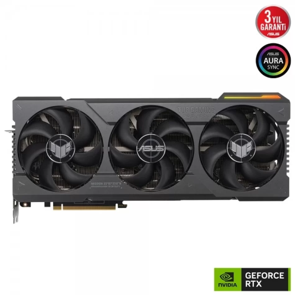 ASUS TUF GAMING GeForce RTX 4090 24 GB GDDR6X 384Bit DX12 NVIDIA DLSS 3 Ekran Kartı