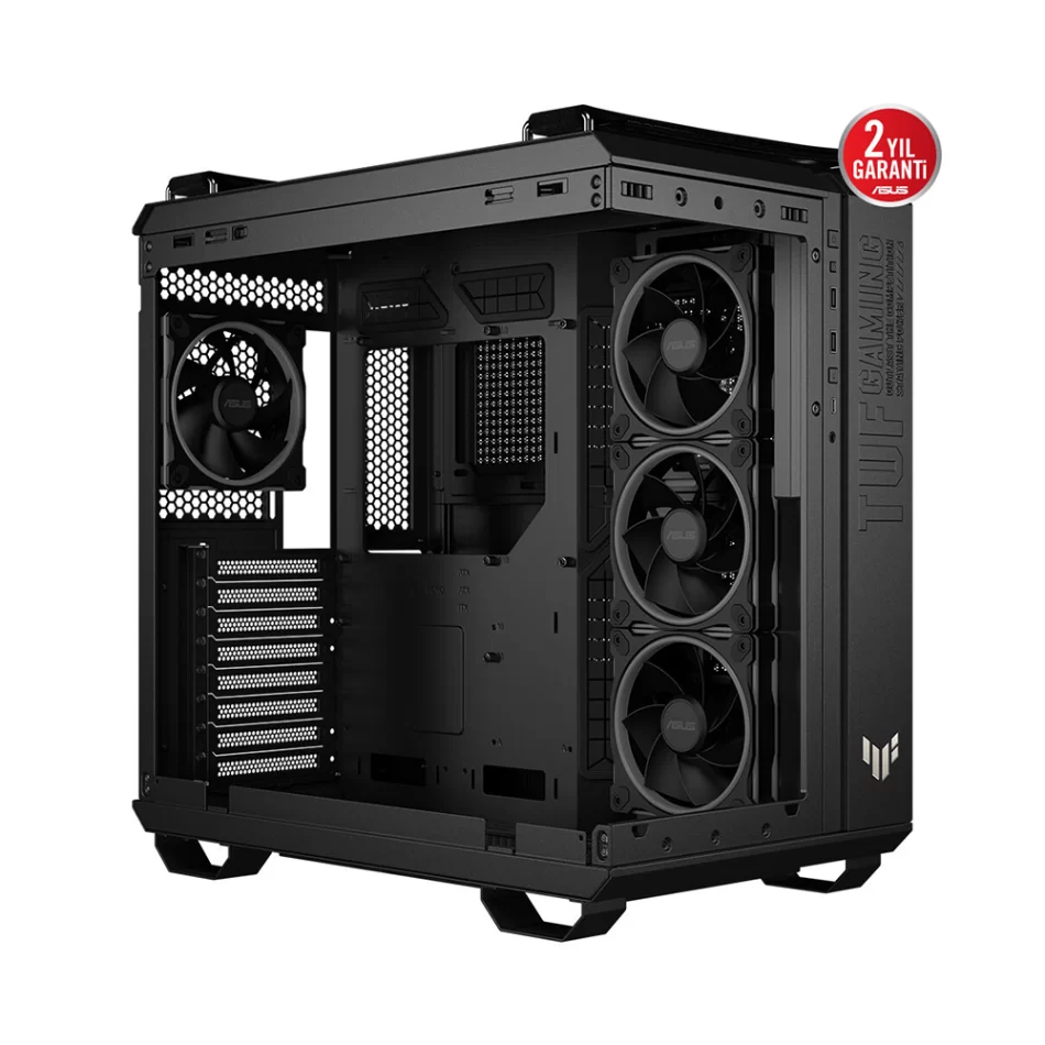 ASUS TUF Gaming GT502 Horizon ARGB Black Çift Odalı 4X Fanlı Mid-Tower ATX Bilgisayar Kasası