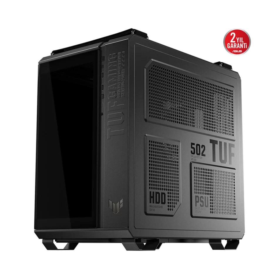 ASUS TUF Gaming GT502 Horizon ARGB Black Çift Odalı 4X Fanlı Mid-Tower ATX Bilgisayar Kasası