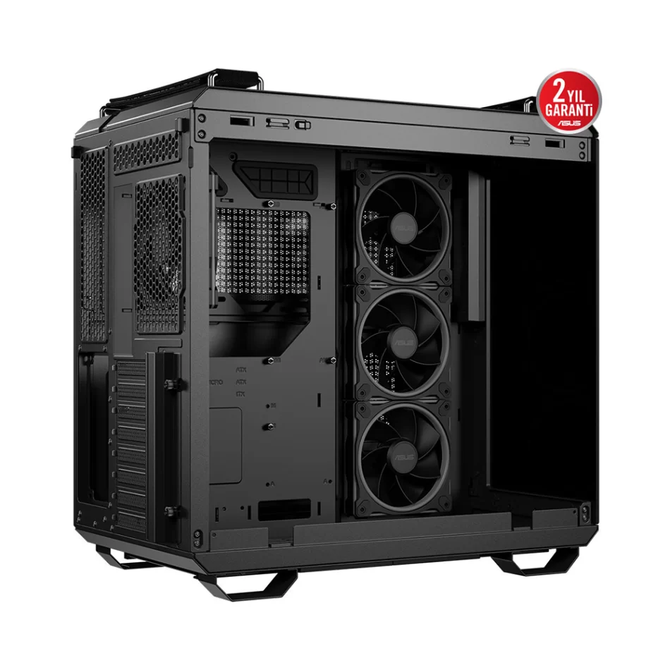 ASUS TUF Gaming GT502 Horizon ARGB Black Çift Odalı 4X Fanlı Mid-Tower ATX Bilgisayar Kasası