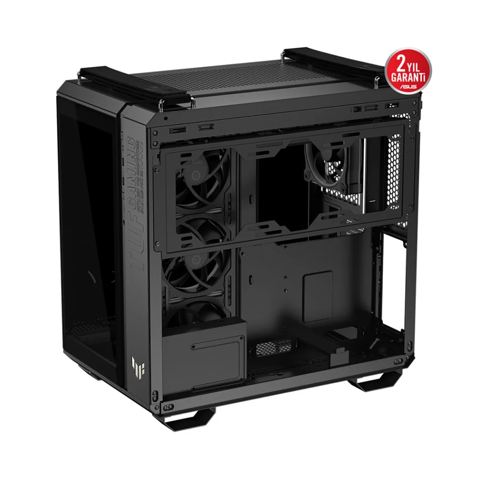 ASUS TUF Gaming GT502 Horizon ARGB Black Çift Odalı 4X Fanlı Mid-Tower ATX Bilgisayar Kasası