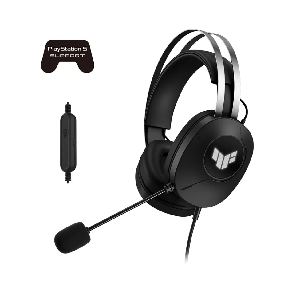 ASUS TUF Gaming H1 GEN II Kablolu PS5 Destekli 7.1 Surround Gaming Kulaklik