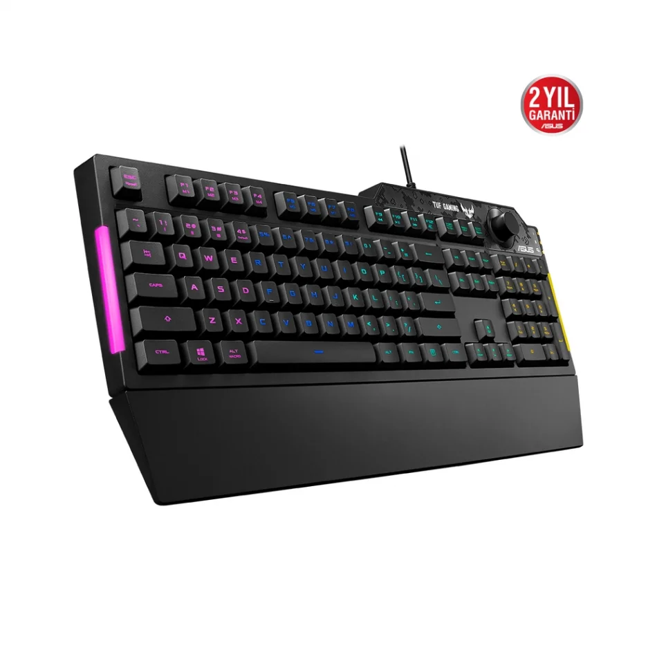 ASUS TUF Gaming K1 RGB Kablolu Mekanik Hisli Türkçe Q Oyuncu Klavyesi