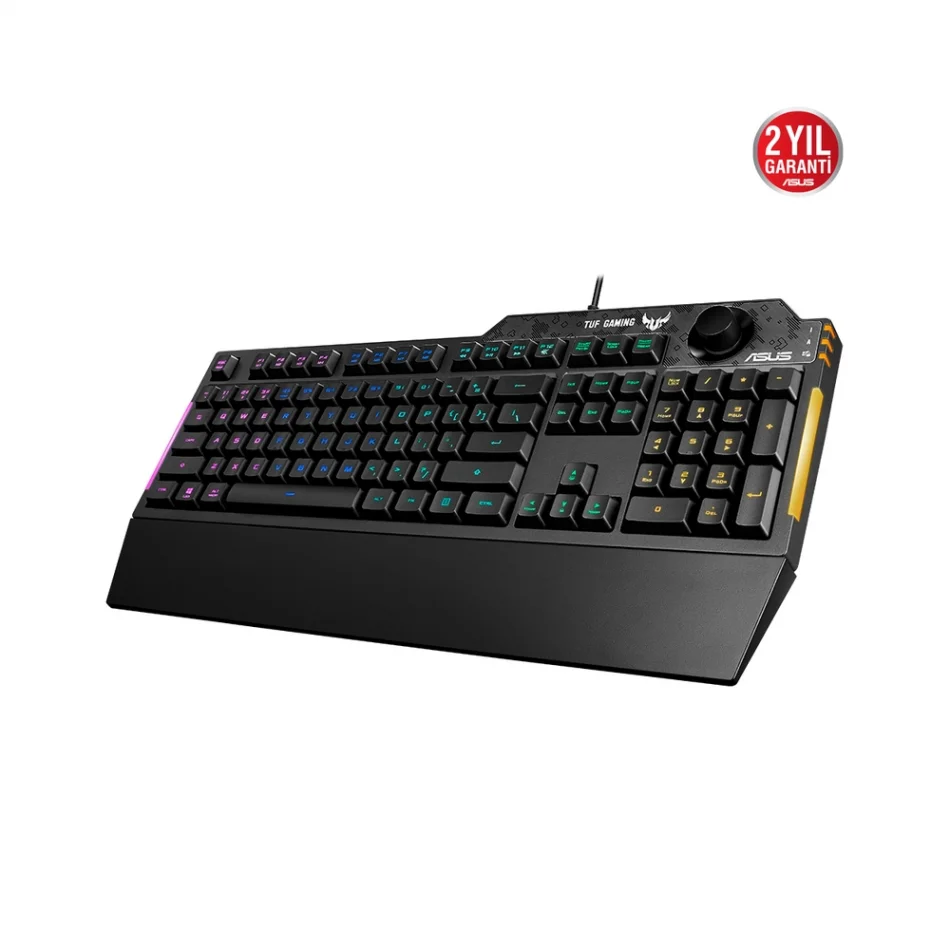 ASUS TUF Gaming K1 RGB Kablolu Mekanik Hisli Türkçe Q Oyuncu Klavyesi