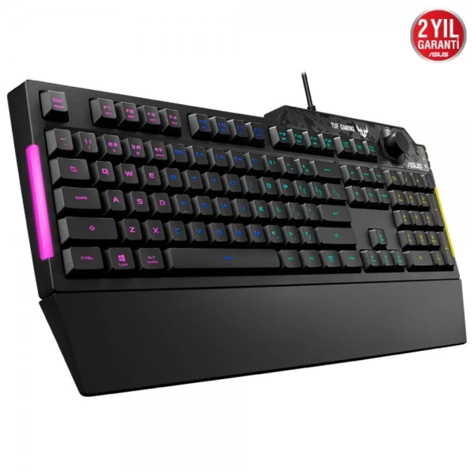 ASUS TUF Gaming K1 RGB Kablolu Mekanik Hisli Türkçe Q Oyuncu Klavyesi