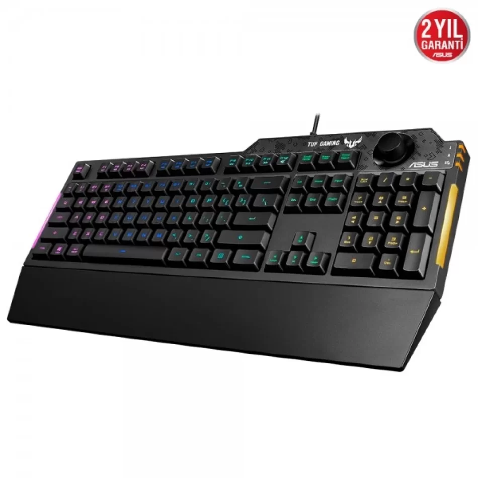 ASUS TUF Gaming K1 RGB Kablolu Mekanik Hisli Türkçe Q Oyuncu Klavyesi