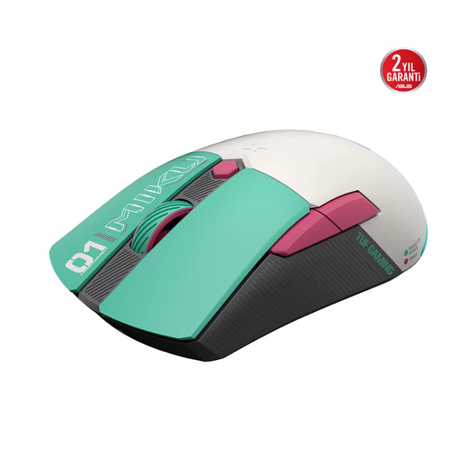 ASUS TUF Gaming Mini Wireless Hatsune Miku Edition Kablosuz Gaming Mouse
