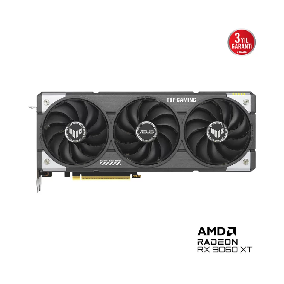 ASUS TUF Gaming RX9060 XT OC Edition 16GB GDDR6 128 Bit AMD Radeon FSR 4 Ekran Kartı