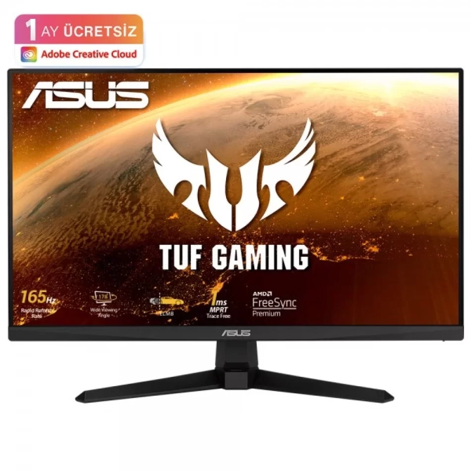 ASUS TUF Gaming VG247Q1A 23,8 FreeSync 1920X1080 165Hz 1ms(mprt) Monitör Outlet Pikselli Ürün Outlet Pikselli Ürün 2 Yıl garanti