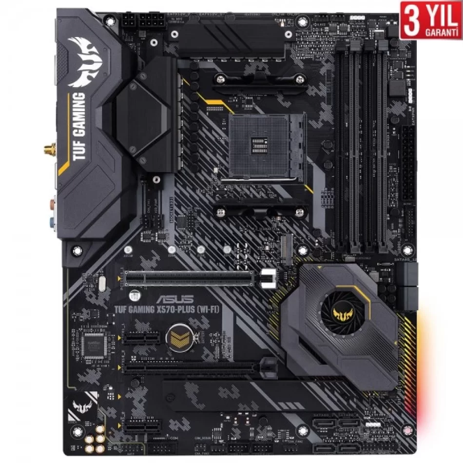 ASUS TUF GAMING X570-PLUS WIFI 5100MHz(OC) DDR4 AMD Soket AM4 ATX Anakart