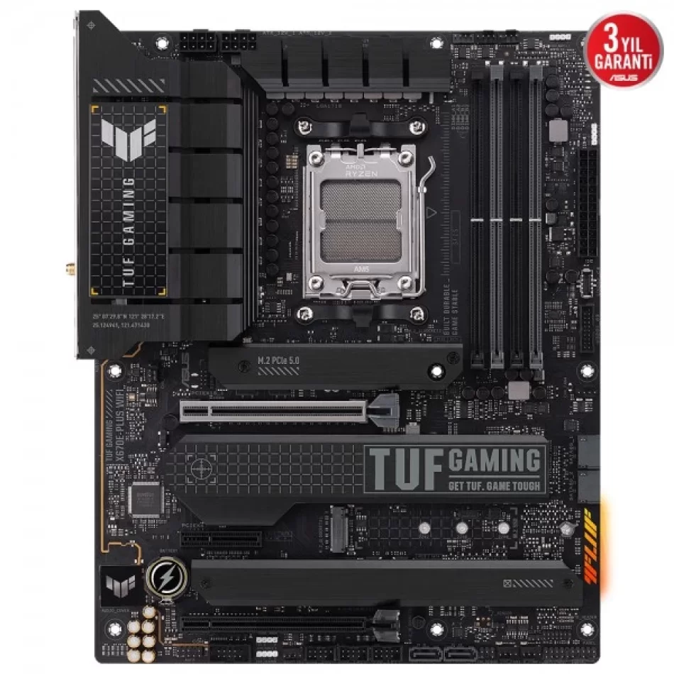 ASUS TUF GAMING X670E-PLUS WIFI 8000MHz(OC) AMD Soket AM5 ATX Anakart