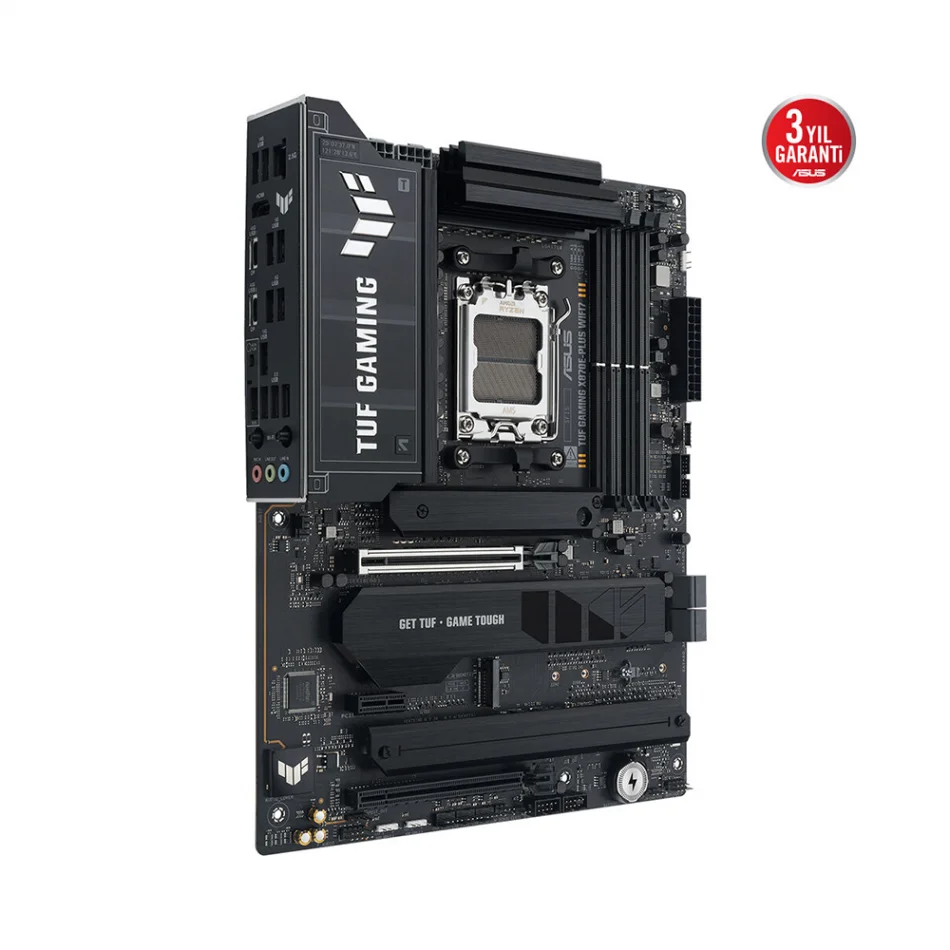ASUS TUF Gaming X870E-PLUS WIFI7 8000MHz(OC) DDR5 AMD Soket AM5 ATX Anakart