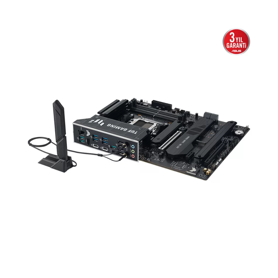 ASUS TUF Gaming X870E-PLUS WIFI7 8000MHz(OC) DDR5 AMD Soket AM5 ATX Anakart