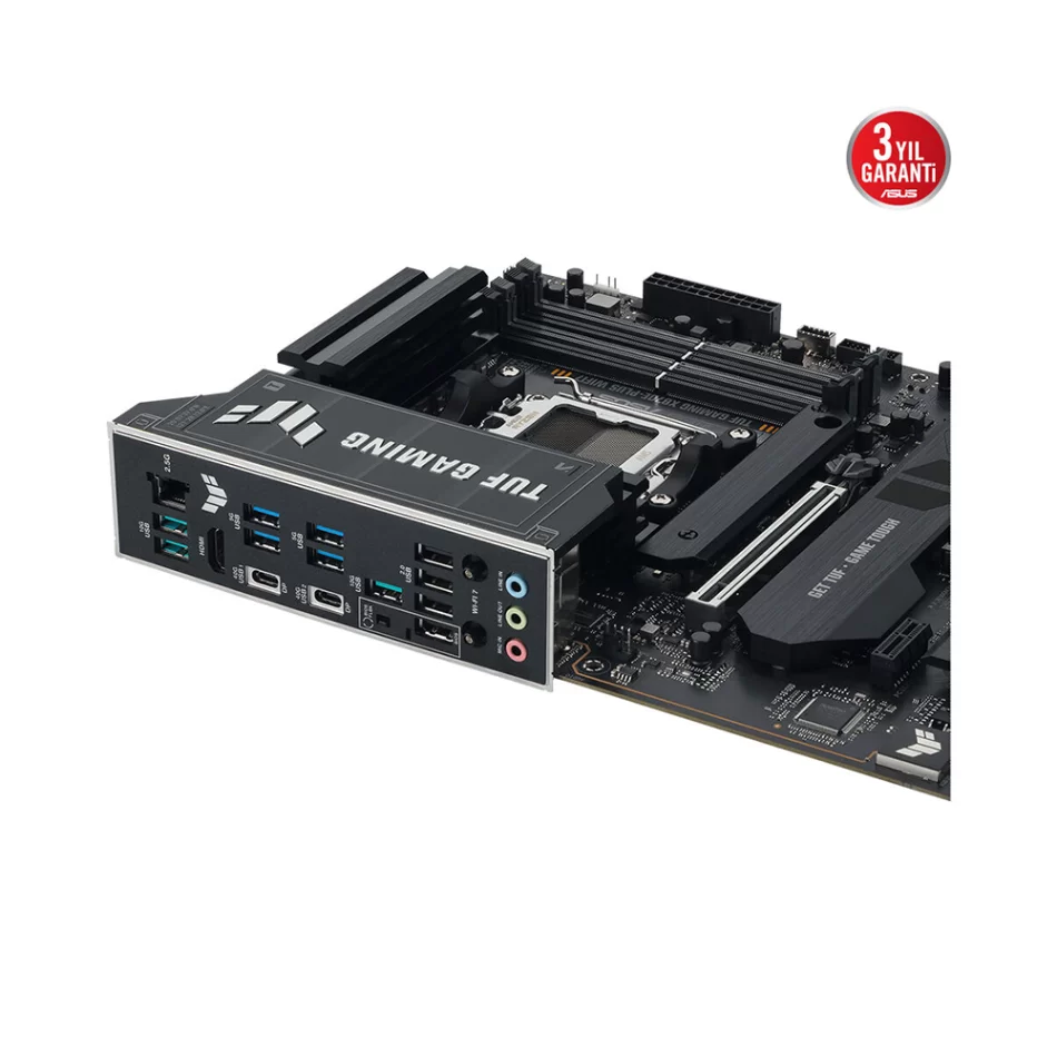 ASUS TUF Gaming X870E-PLUS WIFI7 8000MHz(OC) DDR5 AMD Soket AM5 ATX Anakart