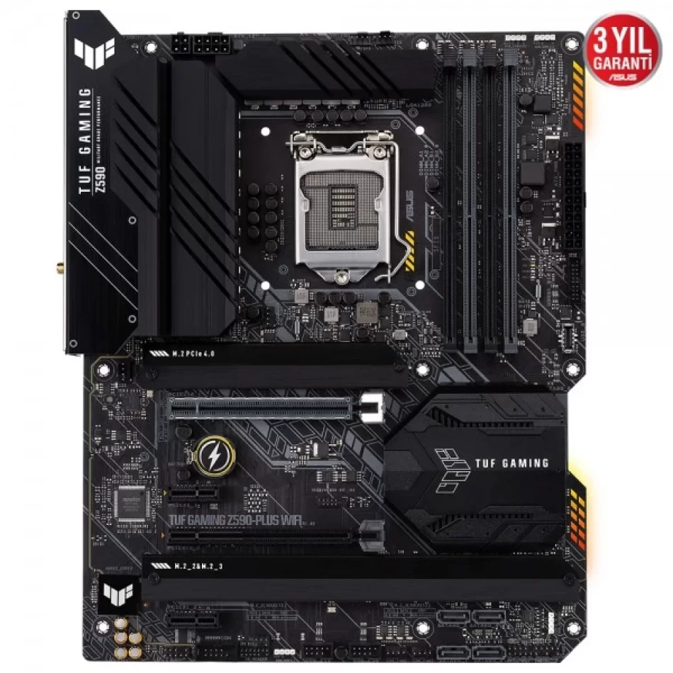 ASUS TUF GAMING Z590-PLUS WIFI 5133MHz(OC) DDR4 Intel Soket 1200 ATX Anakart