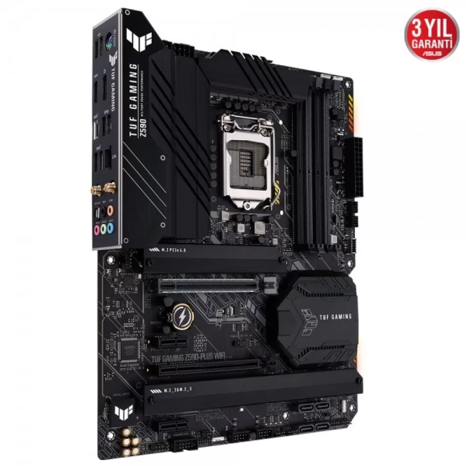 ASUS TUF GAMING Z590-PLUS WIFI 5133MHz(OC) DDR4 Intel Soket 1200 ATX Anakart