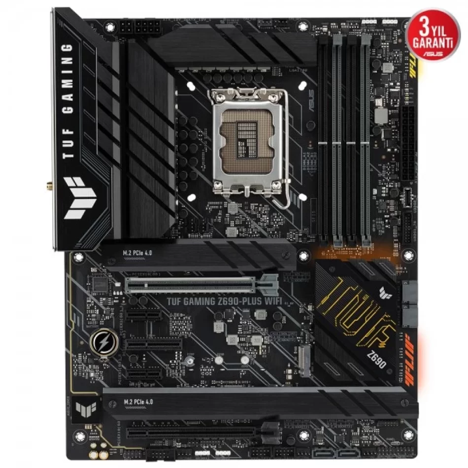 ASUS TUF GAMING Z690-PLUS WIFI 6000MHz(OC) DDR5 Intel Soket 1700 ATX Anakart