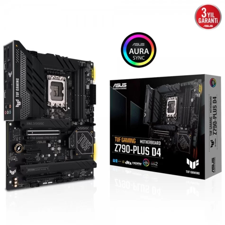 ASUS TUF GAMING Z790-PLUS D4 5333MHz DDR4 Intel Soket 1700 ATX Anakart