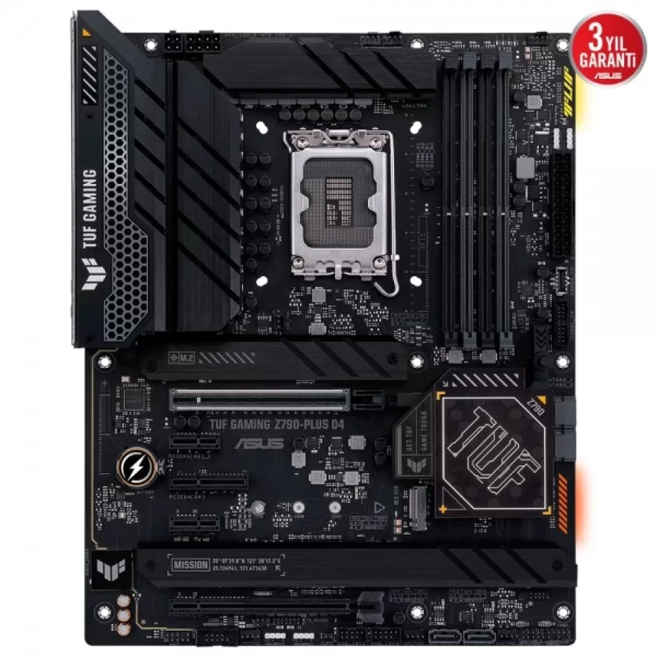 ASUS TUF GAMING Z790-PLUS D4 5333MHz DDR4 Intel Soket 1700 ATX Anakart