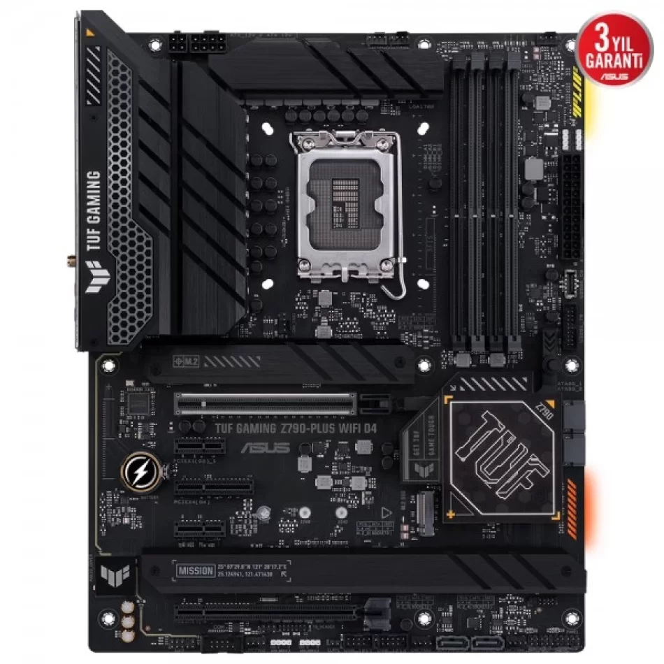 ASUS TUF GAMING Z790-PLUS WIFI D4 5333MHz(OC) DDR4 Intel Soket 1700 ATX Anakart