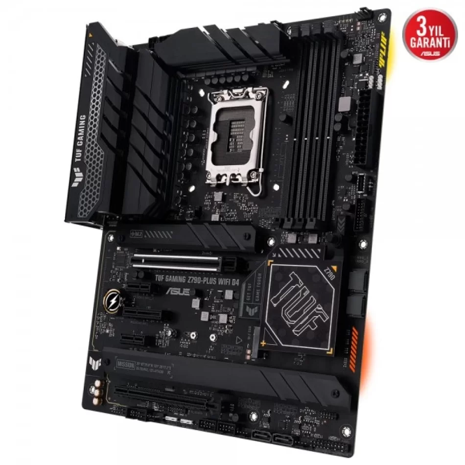 ASUS TUF GAMING Z790-PLUS WIFI D4 5333MHz(OC) DDR4 Intel Soket 1700 ATX Anakart