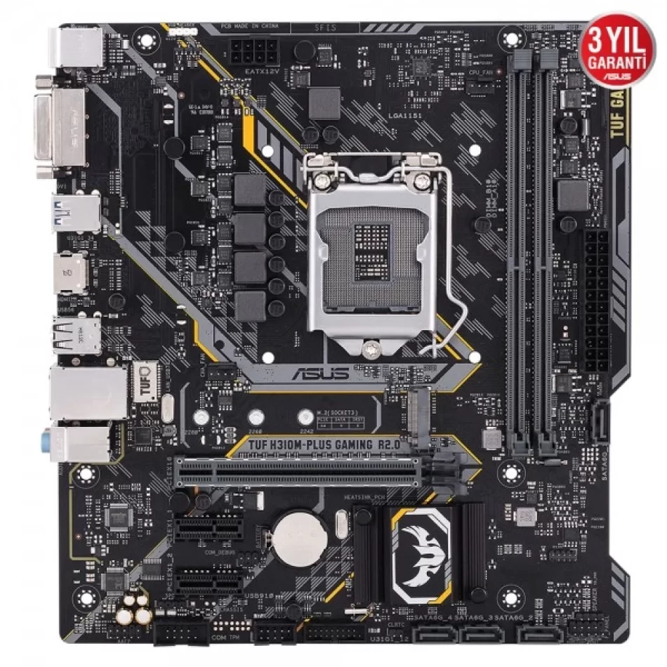 ASUS TUF H310M-PLUS GAMING R2.0 2666MHz DDR4 Intel Soket 1151 mATX Anakart