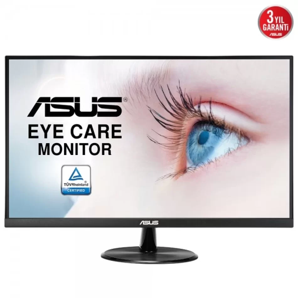 ASUS VP279HE 27 IPS FREESYNC 1920x1080 1MS 75HZ HDMI VGA VESA 3YIL EYECARE, FLICKER-FREE,CERCEVESIZ,DUSUK MAVI ISIK TEŞHİR OUTLET Monitör Outlet Pikselli Ürün 2 Yıl garanti