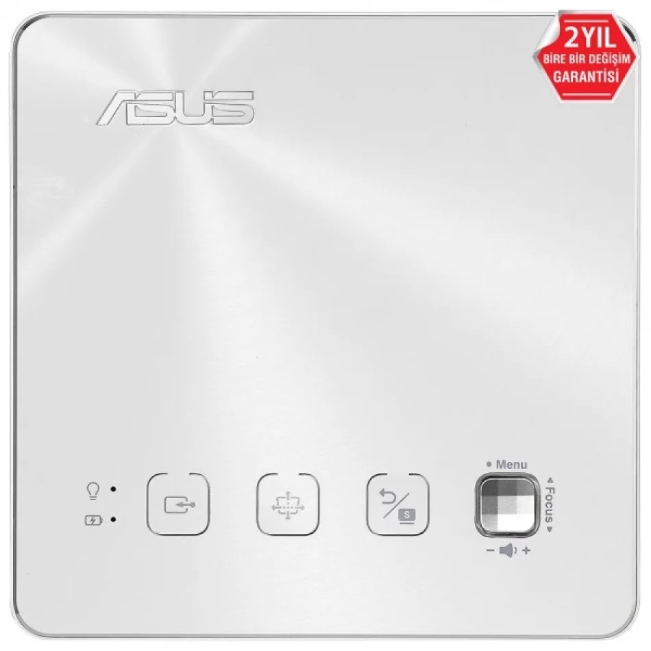 ASUS ZenBeam S2 TASINABILIR 500 LUMEN 720P USB-C BATARYALI LED PROJEKSIYON BEYAZ