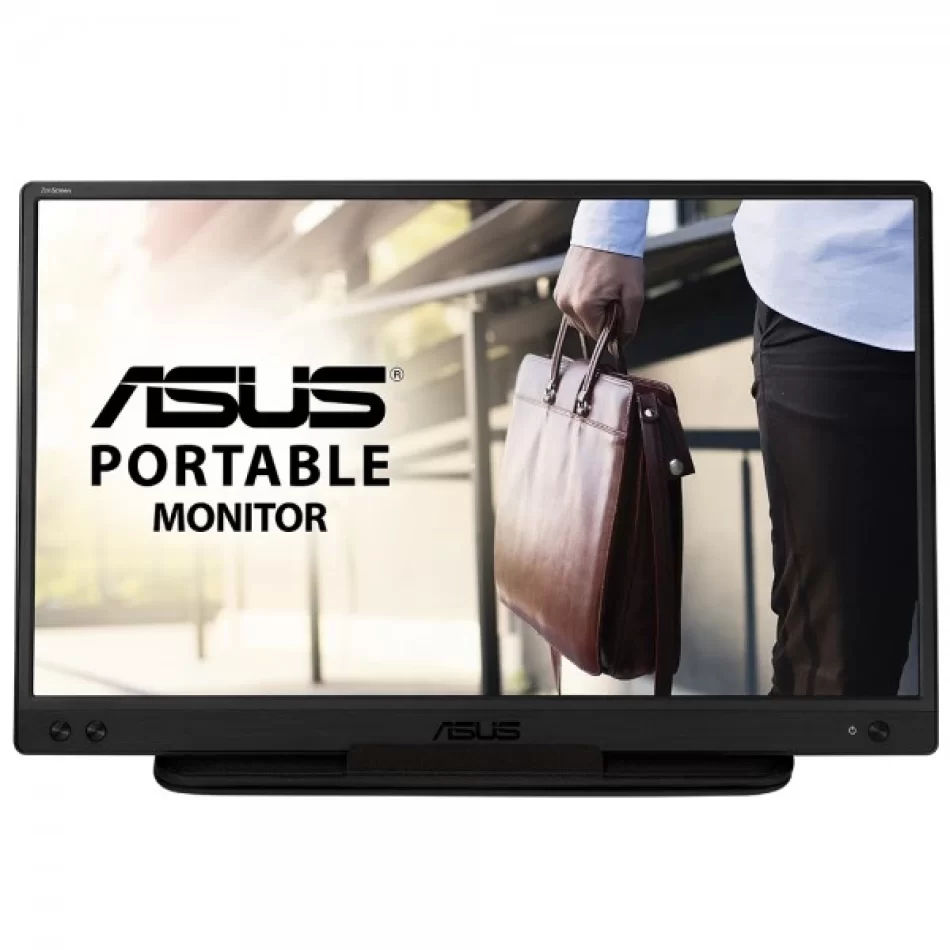 ASUS ZENSCREEN MB166C 15,6 TASINABILIR USB MONITOR IPS 1920x1080 5MS USB-C 3YIL MAT EKRAN USB-C to A TDUSUK MAVI ISIK MonitörOutlet Pikselli Ürün2 Yıl garanti