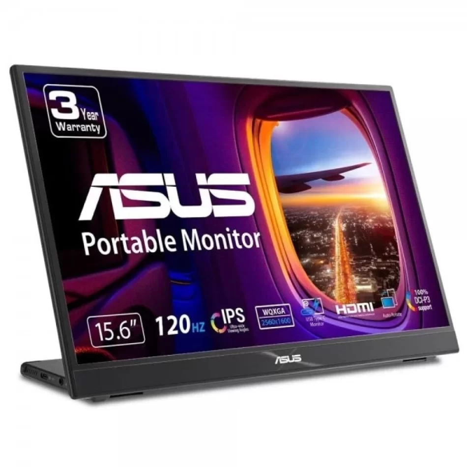 ASUS 15.6 ZenScreen MB16QHG 120Hz 5ms 1440p IPS LED Taşınabilir Monitör