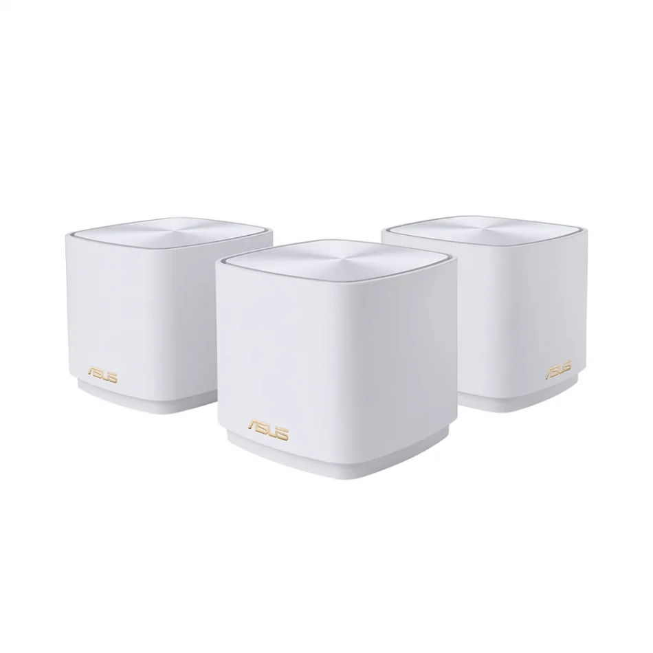 ASUS ZenWiFi XD4 Plus WIFI6 AIMesh VPN Kablosuz Ağ Dağıtımı Beyaz 3lü Paket Extendable Router