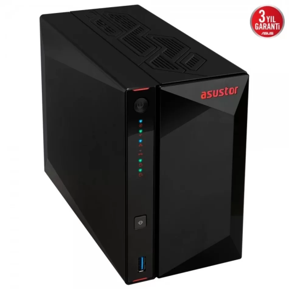 ASUSTOR AS5402T Nimbustor Gen2 4GB DDR4 M.2 x4 2.5GbE x2 NAS Depolama Ünitesi