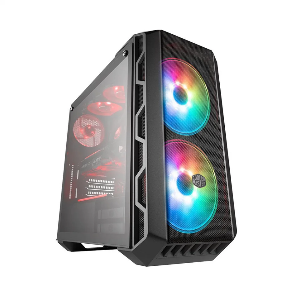 Cooler Master MasterCase H500 ARGB 2X 200mm. Fanlı Tempered Glass ATX Mid Tower Kasa