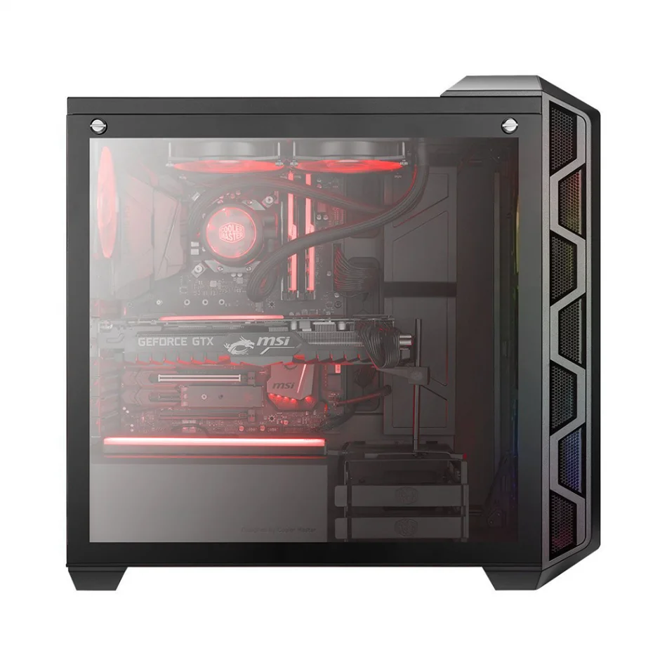 Cooler Master MasterCase H500 ARGB 2X 200mm. Fanlı Tempered Glass ATX Mid Tower Kasa