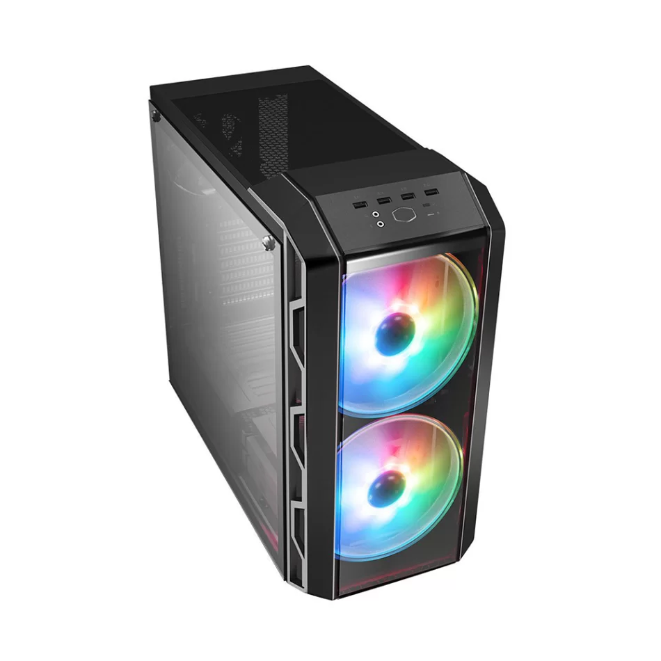 Cooler Master MasterCase H500 ARGB 2X 200mm. Fanlı Tempered Glass ATX Mid Tower Kasa